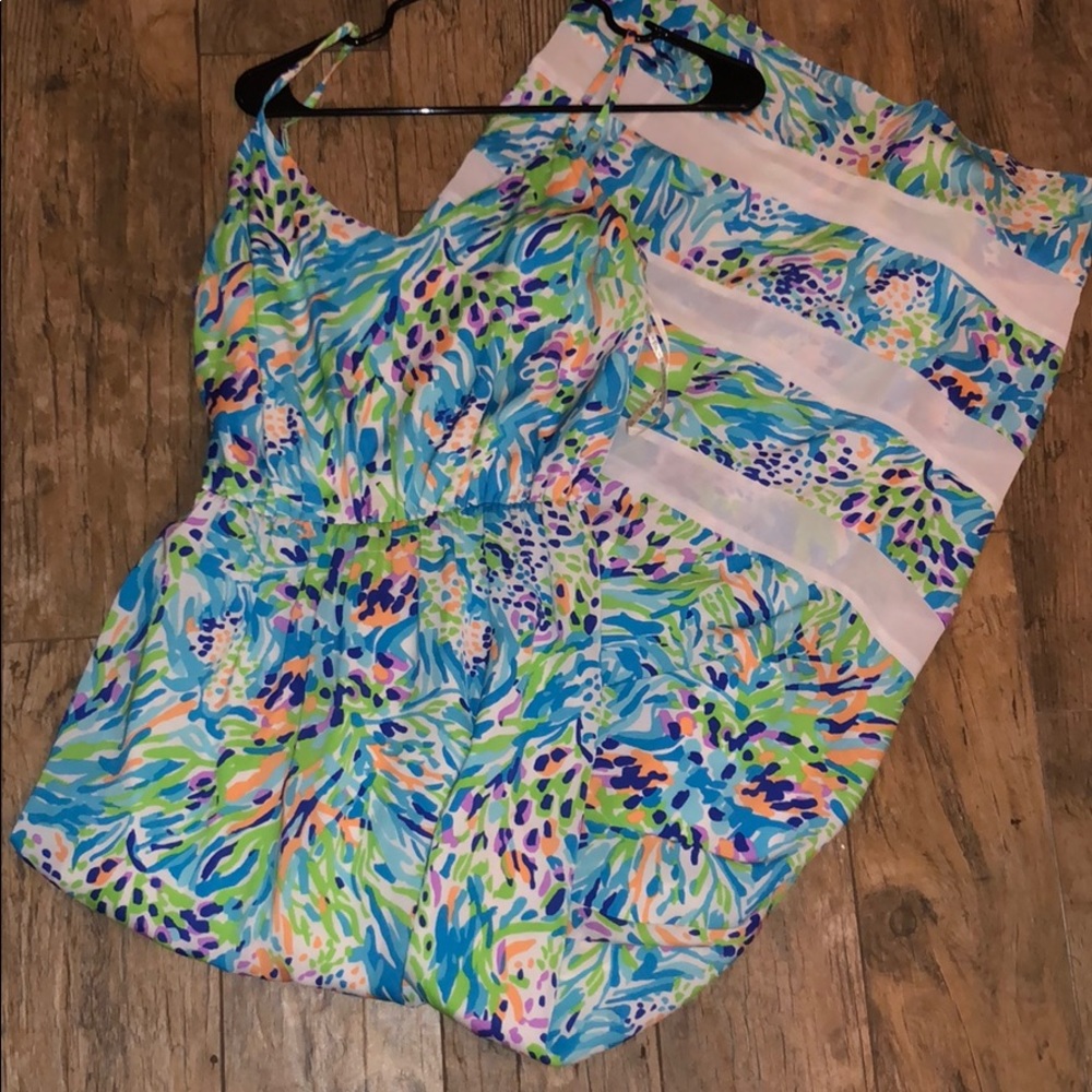 Lilly Pulitzer watercolor dress